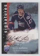 2007-08 Upper Deck Be a Player Signatures Manny Malhotra #S-MA Auto 0t2i