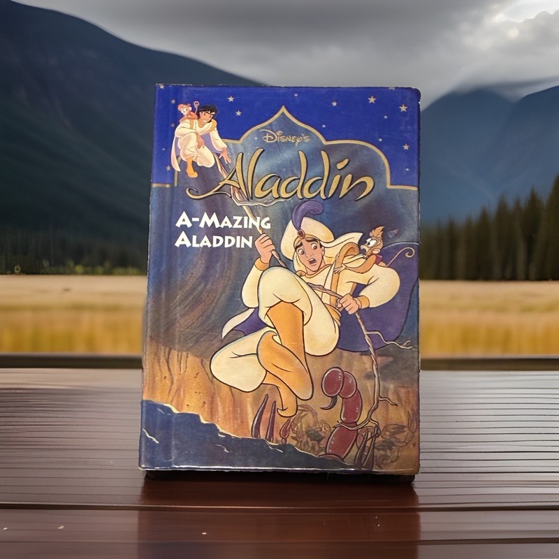 Disney Franchise Aladdin Character Theme A-Mazing Aladdin Book