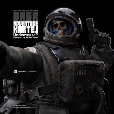 Underverse 1/6 Dead Astronaut Black Version Ak Collectible Action Figure Model