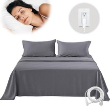 Silver Fiber Grounding Sheet 60 x 80 Inches Cotton/Silver Blend - Sleep Pain