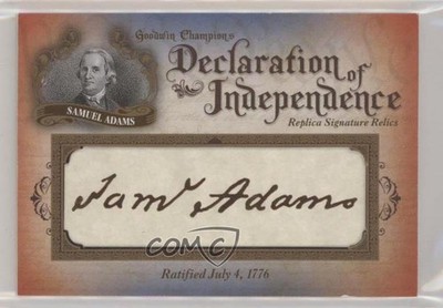 2016 Upper Deck Goodwin Champions 10/76 Samuel Adams #DOI-10 2ui
