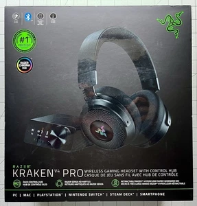 Razer Kraken V4 Pro Casque de jeu Wirlss W / Hub de contrôle RZ04-05160100-R3U1