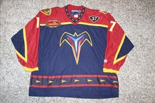 VTG Ilya Kovalchuk Atlanta Thrashers 03-04 Jersey CCM L MIC SEWN 5 yr Patch #37