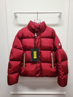 Moncler X Palm Angels PanaMint Rot Kurze Daunenjacke 120086305