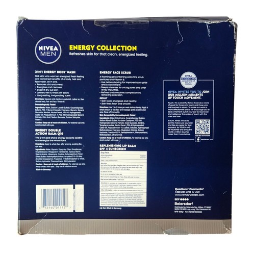 NIVEA MEN Face & Body Energy Collection Double Action Balm NEW SEALED - Bild 2 von 2