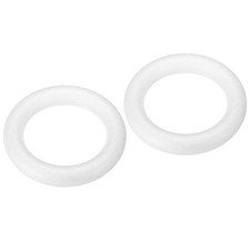 3 Inch Foam Wreath Forms Round Craft Rings for DIY Art Crafts Pack of 2