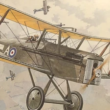 RAF S.E.5a Wolseley Viper UK Aircraft WWI 1/72 Plastic Model Kit RODEN 045