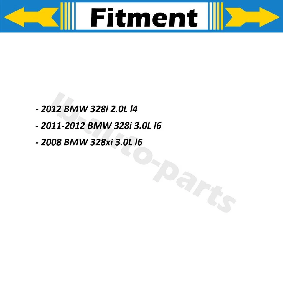 Para BMW 328xi 3.0L 2008 2x Pinza de freno de disco Perno Delantero Trasero Foto 2 de 4