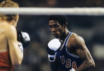 USA Howard Davis Jr vs Romania Simion Cutov during Lightweight Fin- Old Photo 2