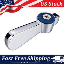 Blue Solid Brass Faucet Handle 0.43" Stem Hole - Commercial Kitchen