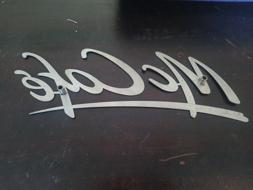 McDonald’s McCafe Rare Vintage Metal Wall Sign Advertising Display Collectible - Picture 5 of 9