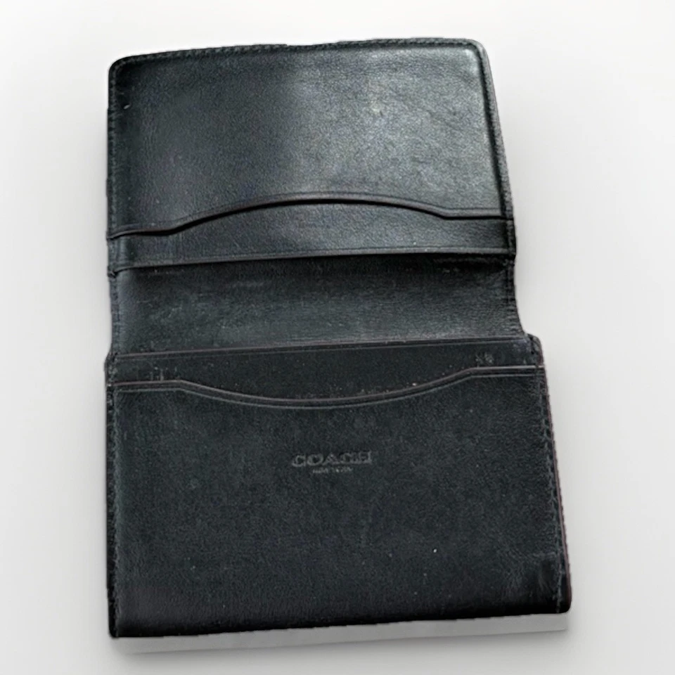 Coach Mens Bifold Leather Wallet Monogram - Image 3 of 4