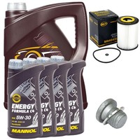 MotoröL Filter Set Mannol 5W30 C4 API 9 Liter + Schraube FüR Mercedes E-Klasse