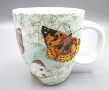 Hallmark White Green Five Multicolor Butterfl...
