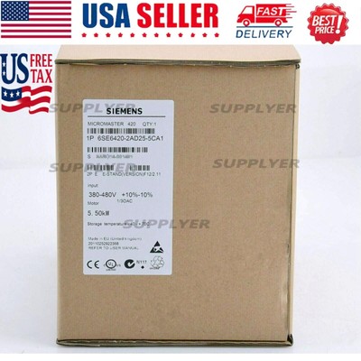 SIEMENS Micromaster420 6SE6420-2AD25-5CA1 6SE6420-2AD25-5CA1 Frequency Converter