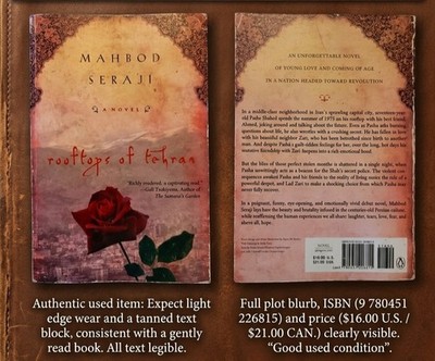 Rooftops of Tehran : A Novel by Mahbod Seraji (2009, Uk-B Format Paperback)