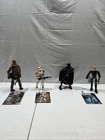Star Wars Lego Figure Lot Times Four All Complete All Night Vader, Luke, Chewie