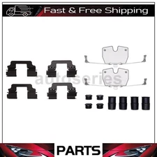 Disc Brake Hardware Kit Front Rear For 2011-2016 BMW 535i 2pcs