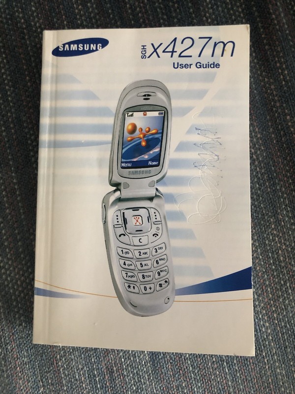 Samsung  SGH x427m  Mobile Phone User Guide, 