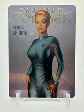 2021 CBS STUDIOS THE WOMEN OF STAR TREK JERI RYAN SEVEN OF NINE METAL TOPPER
