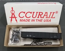 Accurail HO #3797 Data Black AAR 41' Steel Gondola # Unassembled Kit