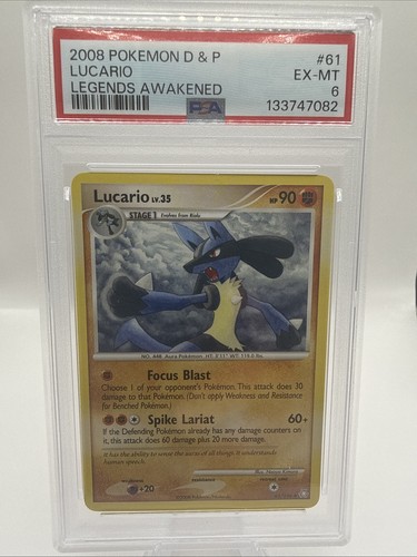 Lucario graded PSA 6 for sale on eBay