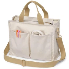 Womens Tote Bag for College - Crossbody Nursing Bag Tote Purse with Zipper Ev...