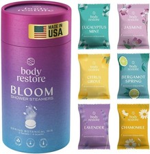 Body Restore Shower Steamers Aromatherapy 6 Pack - Mothers Day Gifts, Relaxation
