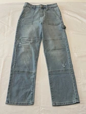 SO Good for Life Super High Rise Carpenter Straight Leg Womens Jeans 5/27W