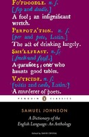A Dictionary Of The English Language | An Anthology | Samuel Johnson | Englisch
