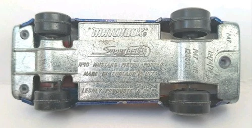 MATCHBOX LESNEY No10 PISTON POPPER, EXTREMELY RARE WITH 'SUPERFAST' CAST ON BASE