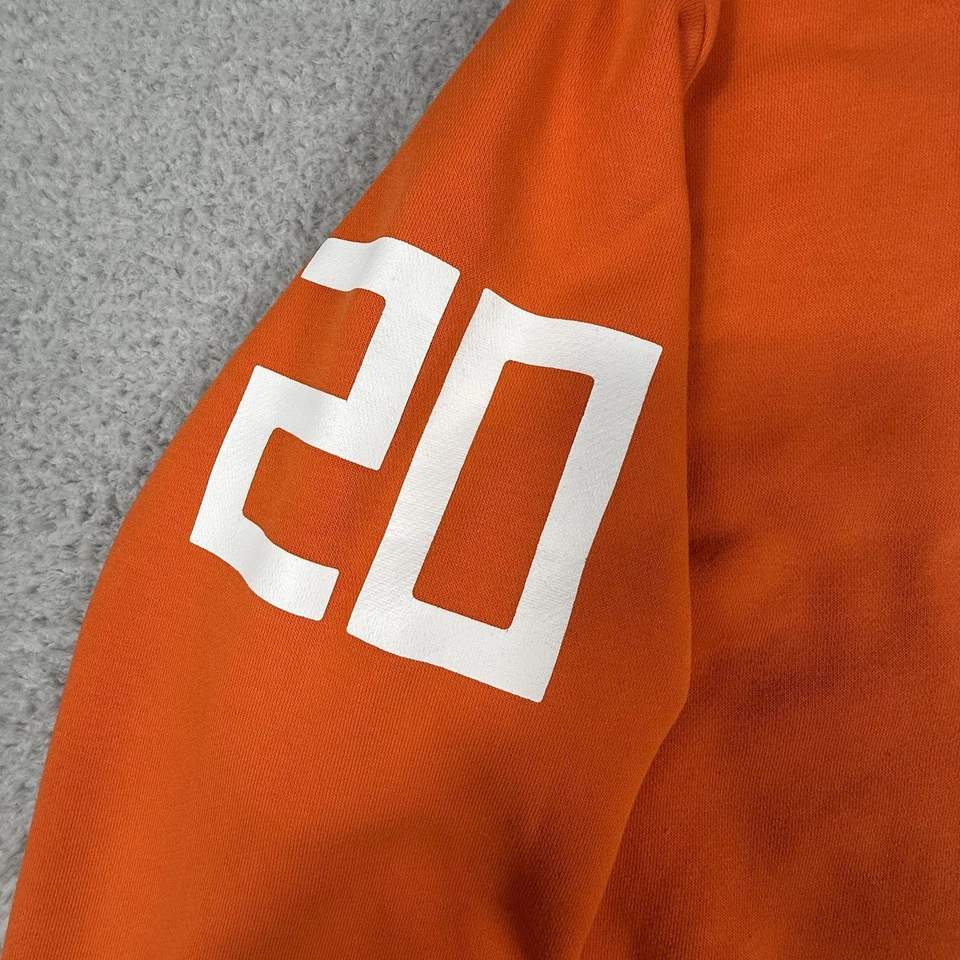 Países Bajos KNVB Sudadera con Capucha Para Hombres Mediana Naranja Nike Fútbol Sudadera Pullover Foto 4 de 4