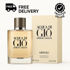 Giorgio Armani by Acqua Di Gio Absolu for Men 4.2 oz EDP–100% Authentic *Sealed*