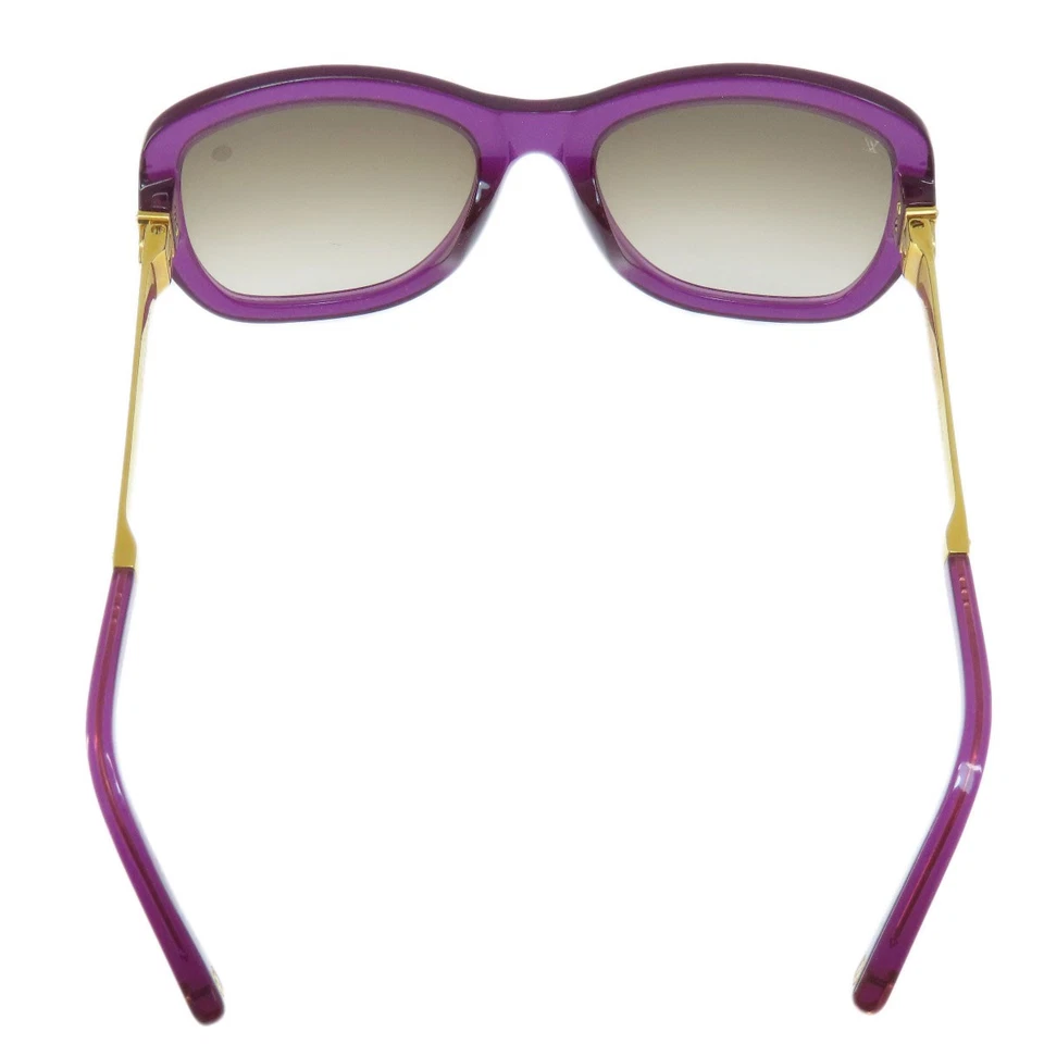 LOUIS VUITTON Z0557E Logo Brillo Gafas de sol Plástico Metal Damas [Usado] Foto 3 de 4