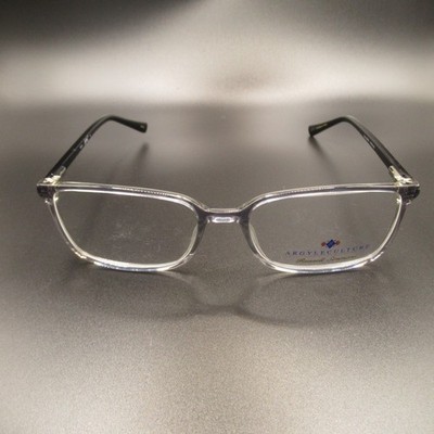 ARGYLECULTURE Russell Simmons Haden Eyeglass Frames AC 30155 Grey Black