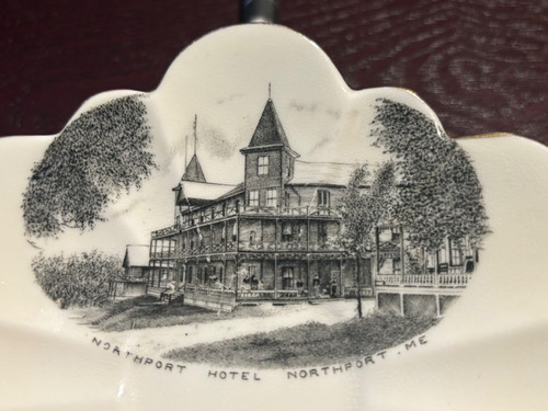 c.1900 Northport ME hotel souvenir China cup & saucer