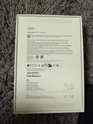 Apple iPad Mini 7th Gen 2024 A17 Pro - 128gb, Space Grey, WiFi + Apple Pencil - Picture 4 of 7