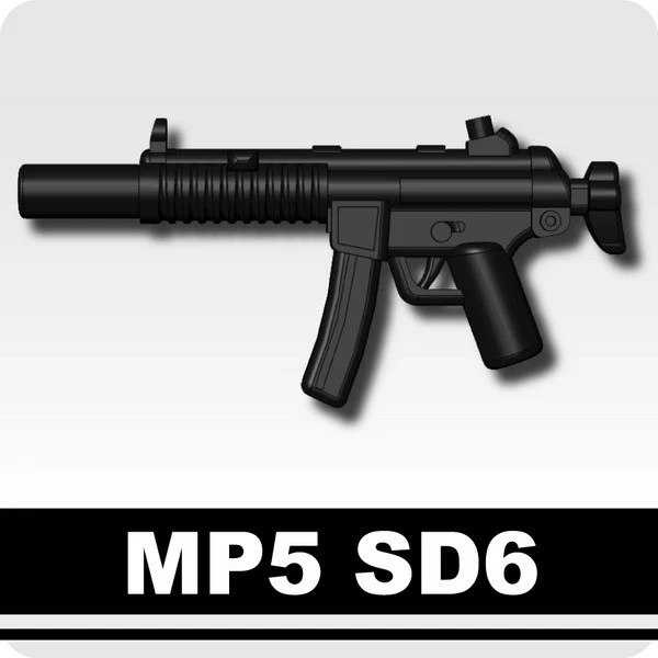 MP5 SD6 Machine Gun compatible with toy brick minifigures eBay
