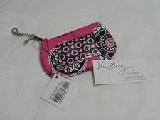 Vera Bradley CUPCAKES PINK CLIP ZIP ID COIN Change KEY CASE for PURSE Tote  NWT