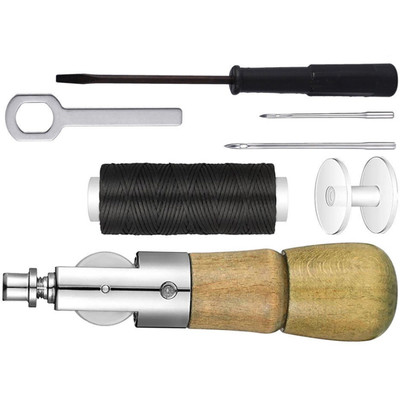 Leather Hand Sewing Machine Awl Set Multifunctional Shoes Repair Kit Punch Tool