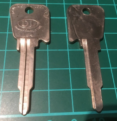 Britisch Ford, Bedford Oldtimer / Schlüsselrohling Dom. Lock Profil LF4