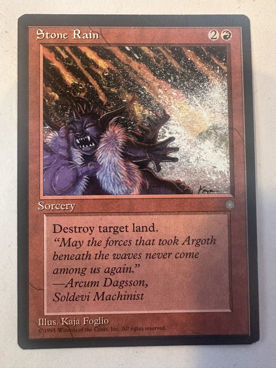 MTG / Magic: The Gathering - Ice Age - Stone Rain NM | eBay