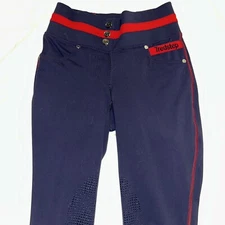 Tredstep Ireland Horseback Riding Pants Equestrian Breeches Womens 28R Blue