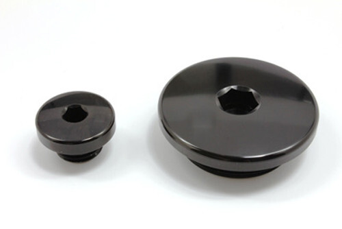 Works Connection Engine Plugs BLACK Yamaha Raptor 700 YFZ450R/X YZ450F 24-596 - Picture 1 of 6