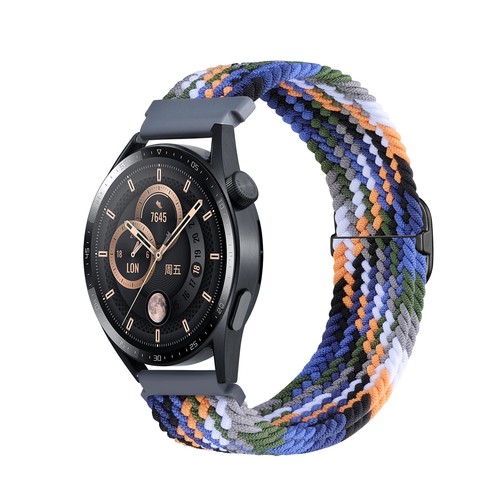 20/22 mm Suave Tejido Elástico Nailon Bucle Correa Deportiva Pulsera Universal - Imagen 93 de 112