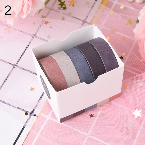 Wholesale WashiMasking Tape Scrapbook Decorative Paper Adhesive DIY Stickers vi - Picture 19 of 73