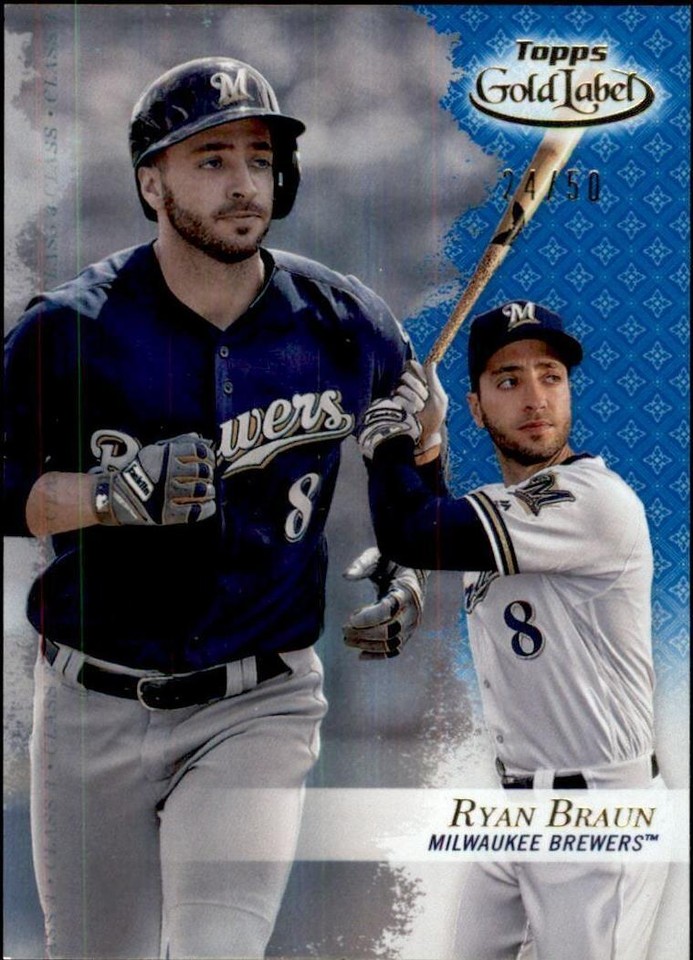2017 Topps Gold Label - Ryan Braun #53 - 1 of 1
