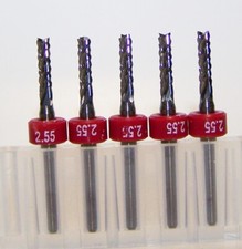 (5) - 2.55mm (.1004")  DIAMOND-CUT CARBIDE ROUTER BURRS, FT 2100.1004.394
