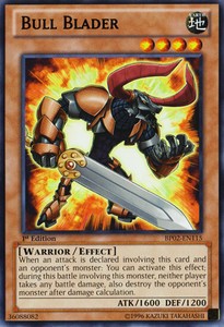 Bull Blader - BP02-EN115 - Rare - 1st Edition x3 - Lightly Played