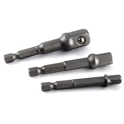 Universal Tool Professional Power Extension Socket Bits for Drills 3pc Set